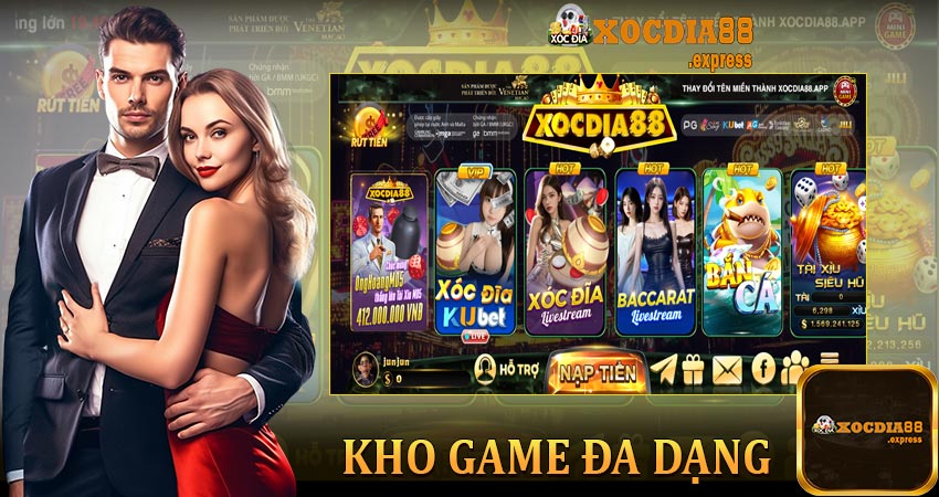 Kho game đa dạng