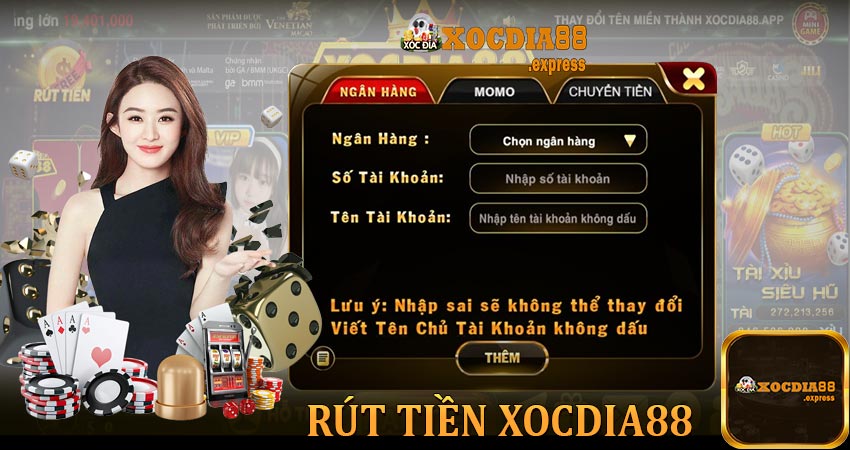 Rút tiền Xocdia88